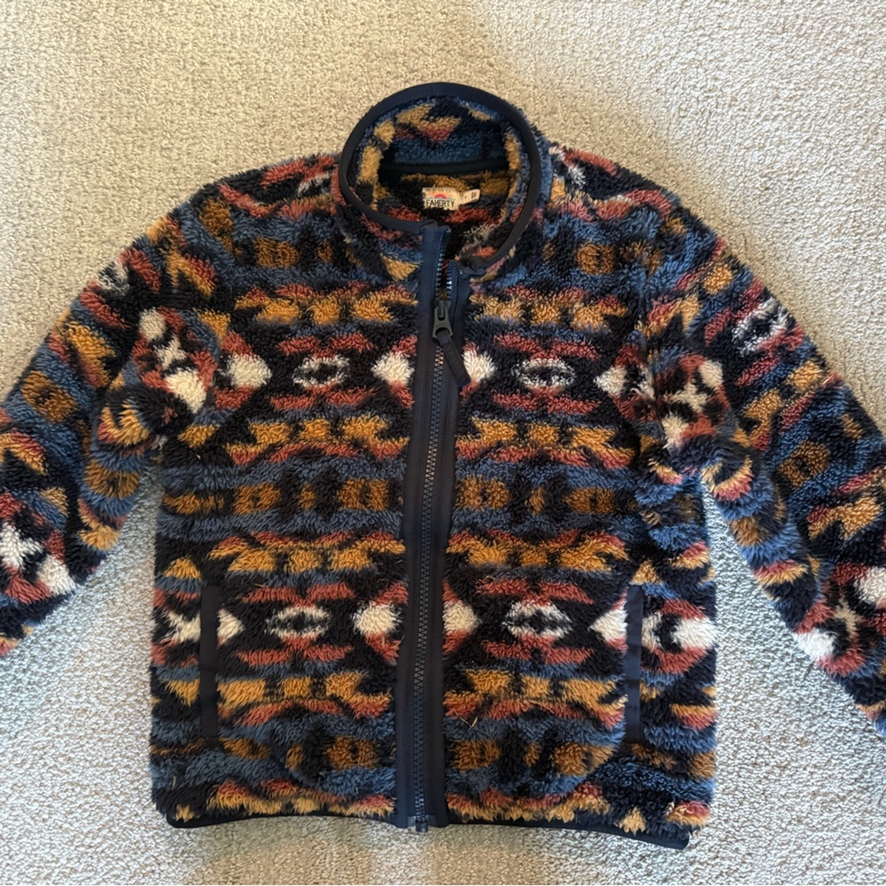 Faherty Multicolor Fleece Jacket